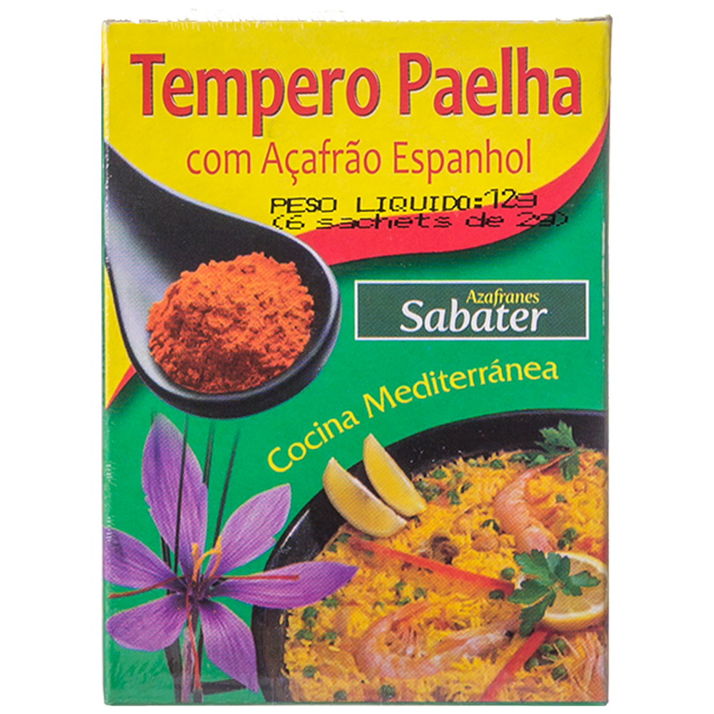 IMAGEM DO PRODUTO TEMPERO PAELLA ESP SABATER C/ ACAFRA 12G