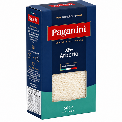 IMAGEM DO PRODUTO ARROZ IT ARBORIO PAGANINI 500G