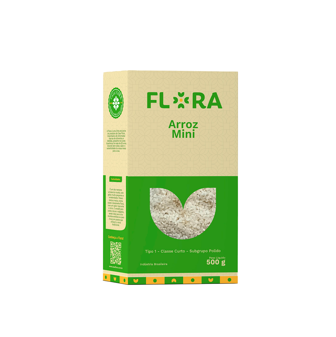 IMAGEM DO PRODUTO ARROZ BR FLORA MINI 500G