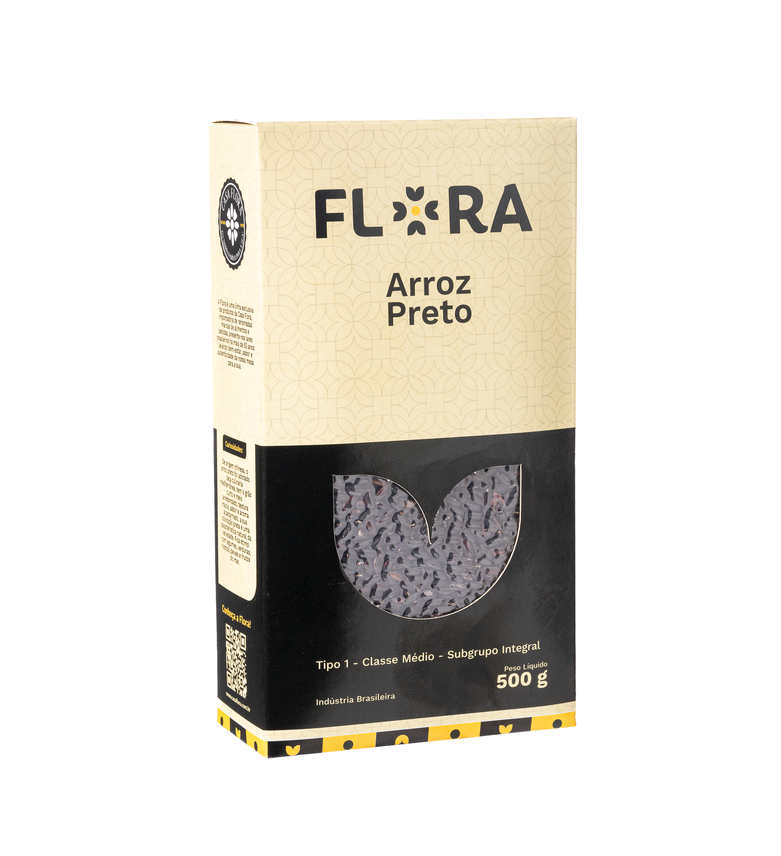 IMAGEM DO PRODUTO ARROZ BR FLORA PRETO 500G