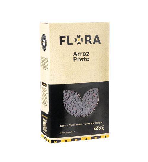 IMAGEM DO PRODUTO ARROZ BR FLORA PRETO 500G