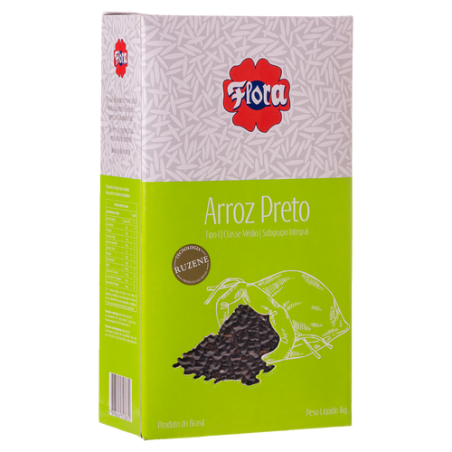 IMAGEM DO PRODUTO ARROZ BR FLORA PRETO 1KG