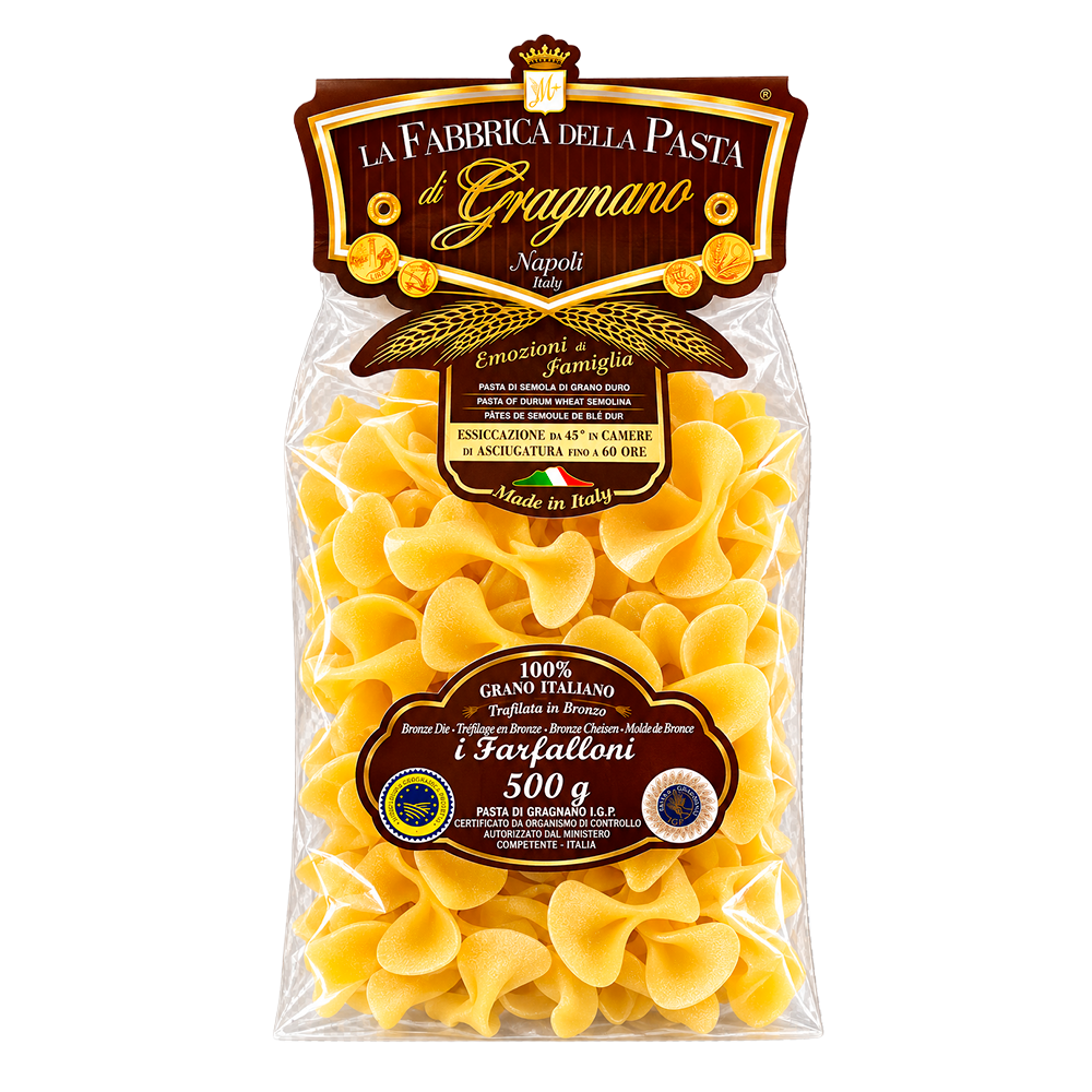 IMAGEM DO PRODUTO MAC IT GRAGNANO FARFALLONI 500G