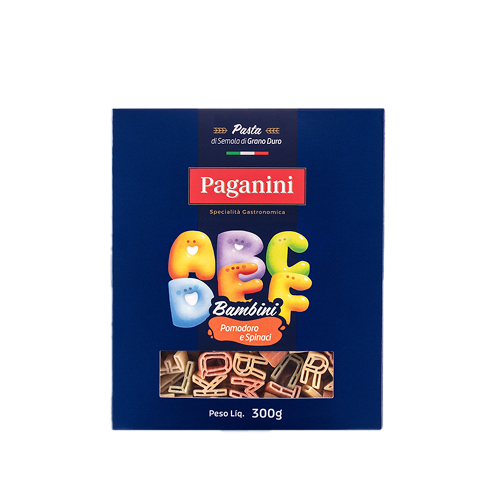 IMAGEM DO PRODUTO MAC IT PAGANINI BAMBINI LETRINHAS 300G