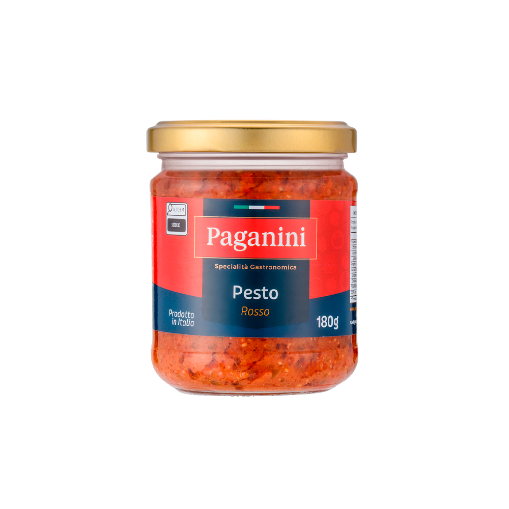 IMAGEM DO PRODUTO MOLHO IT PAGANINI PESTO ROSSO 180G