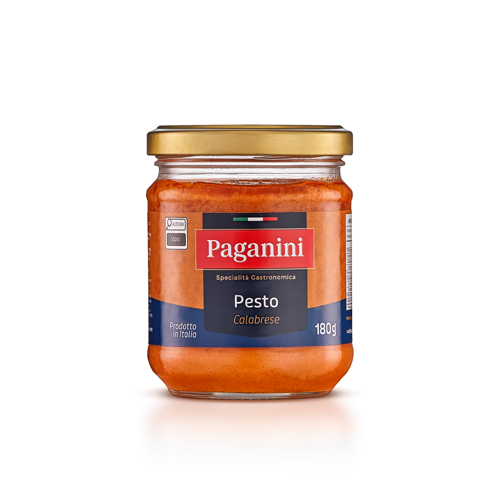 IMAGEM DO PRODUTO MOLHO IT PAGANINI PESTO CALABRESE 180G