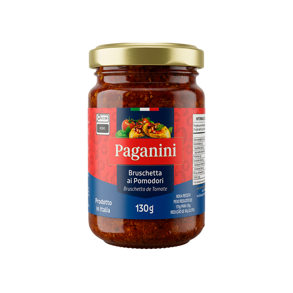 IMAGEM DO PRODUTO ANTEPASTO IT PAGANINI BRUSC POMODOR 130G
