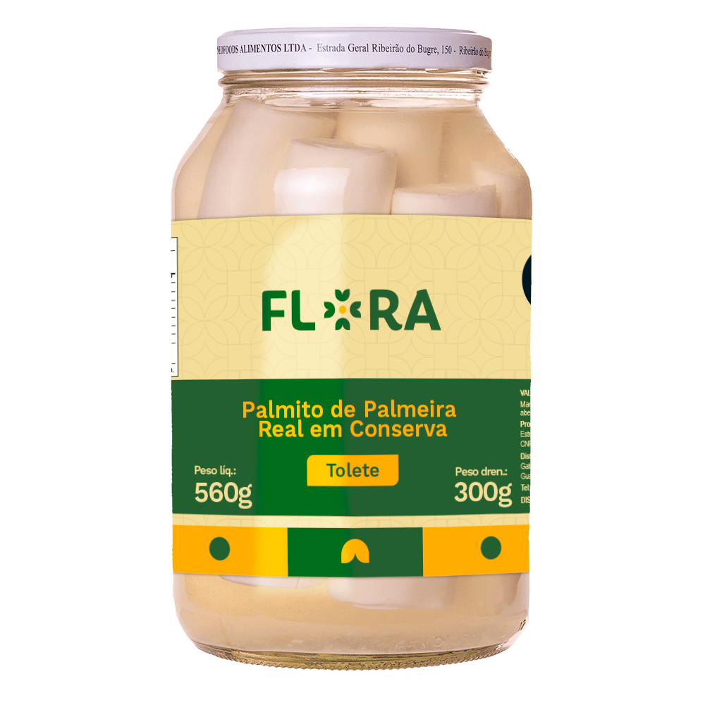 IMAGEM DO PRODUTO PALMITO BR FLORA PALM R TOLETE 560/300G