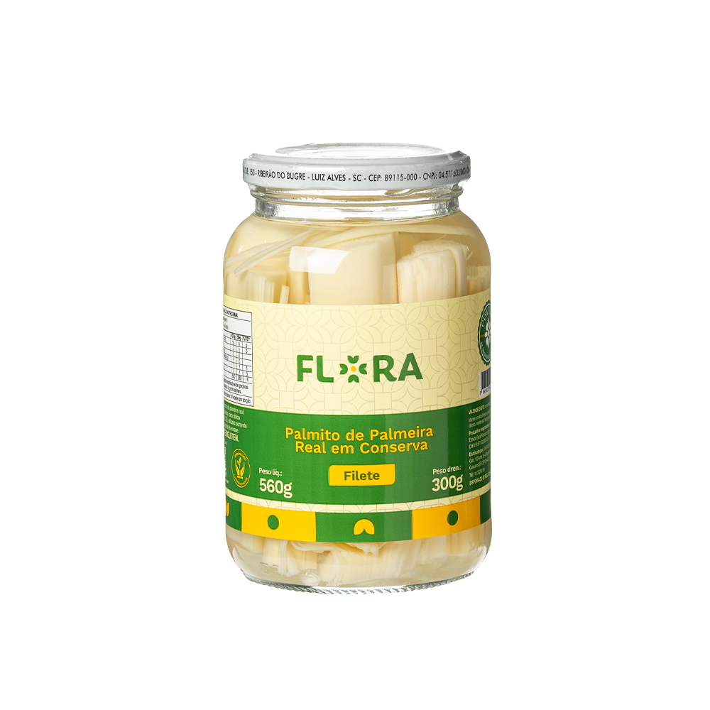 IMAGEM DO PRODUTO PALMITO BR FLORA PALM R FILETE 560/300G