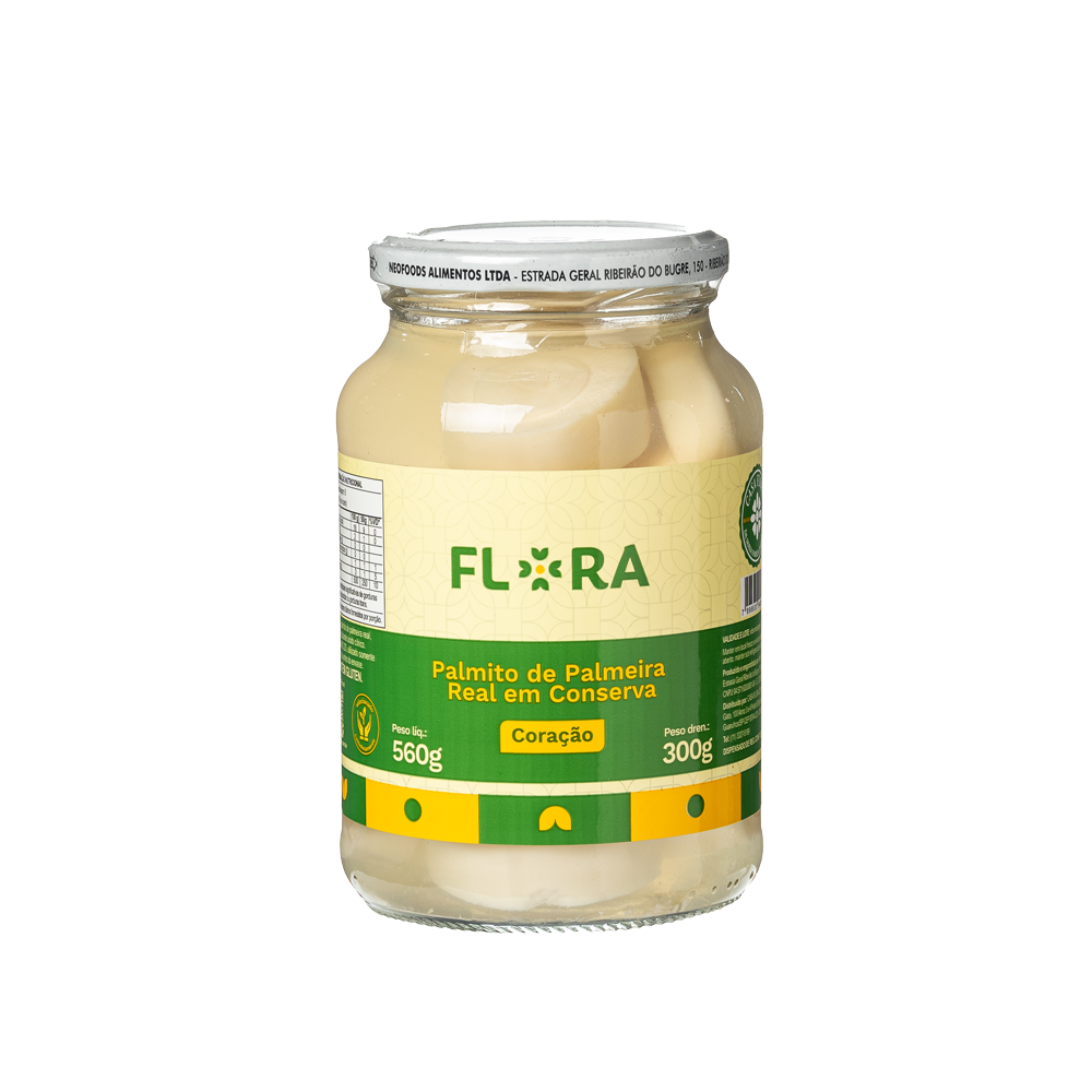 IMAGEM DO PRODUTO PALMITO BR FLORA PALM R CORACAO 560/300G