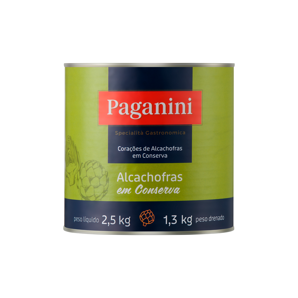 IMAGEM DO PRODUTO ALCACHOFRA IT PAGANINI CORAC 2,5/1,3KG