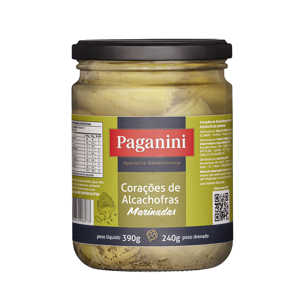 IMAGEM DO PRODUTO ALCACHOFRA IT PAGANINI CORAC VD 390/240G