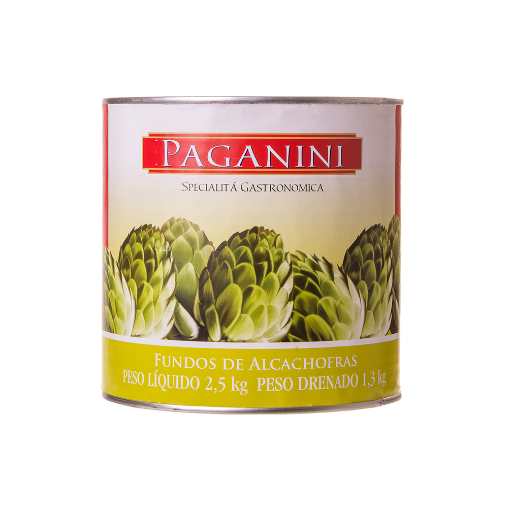 IMAGEM DO PRODUTO ALCACHOFRA IT PAGANINI FUNDO 2,5/1,3KG