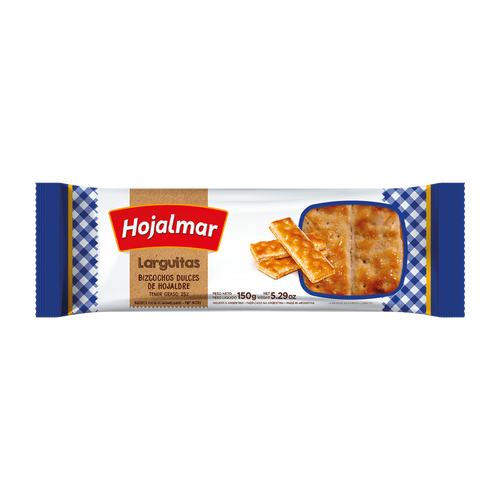 IMAGEM DO PRODUTO BISCOITO ARG HOJALMAR LARGUITA 150G