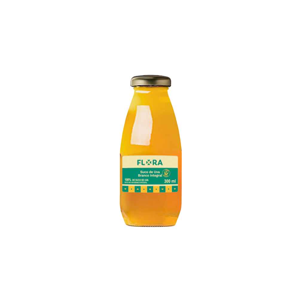 IMAGEM DO PRODUTO SUCO FLORA UVA BRANCO INT 300ML