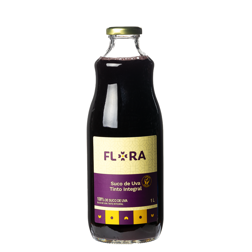 IMAGEM DO PRODUTO SUCO FLORA UVA TINTO INT 1L