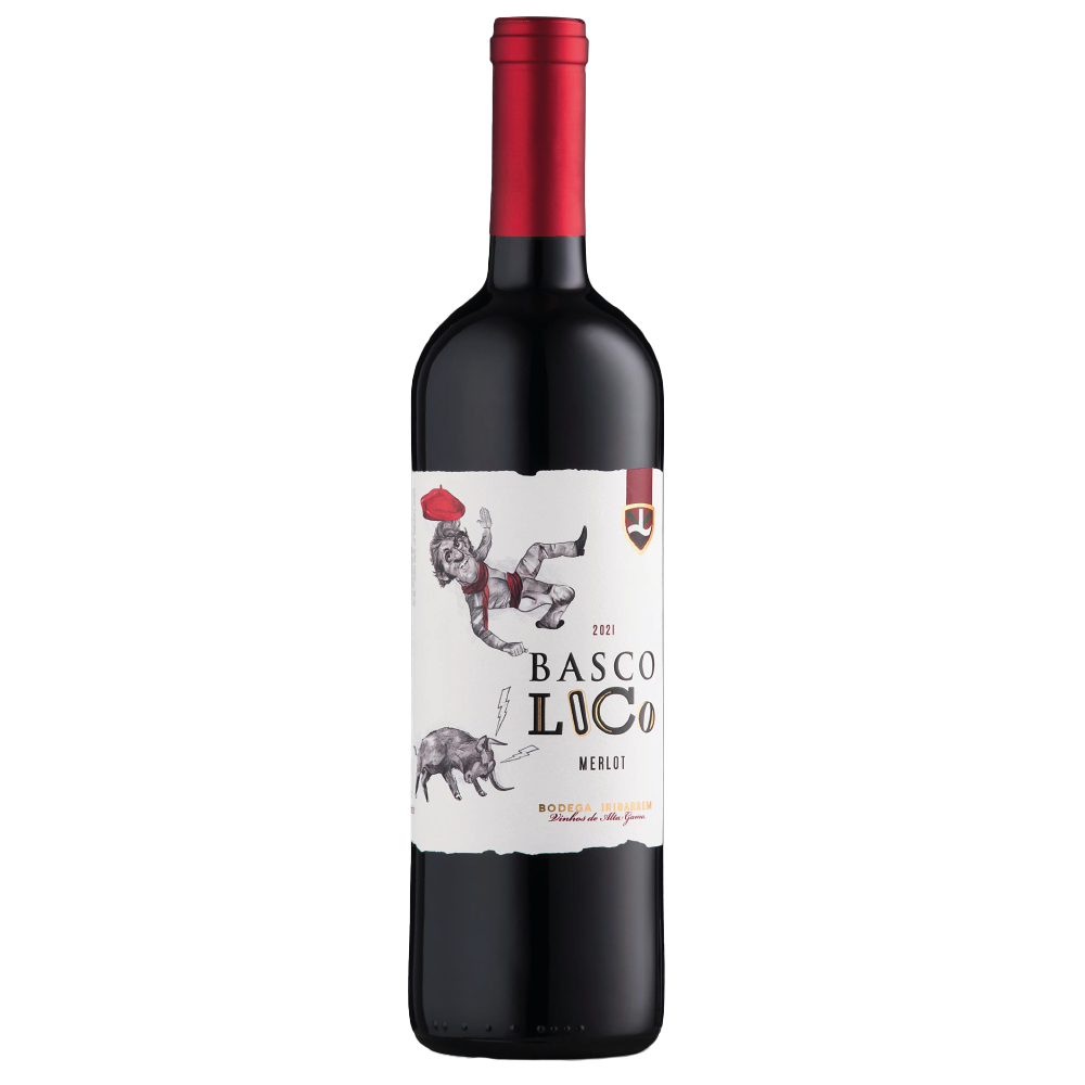 IMAGEM DO PRODUTO VINHO BASCO LOCO MERLOT 2022