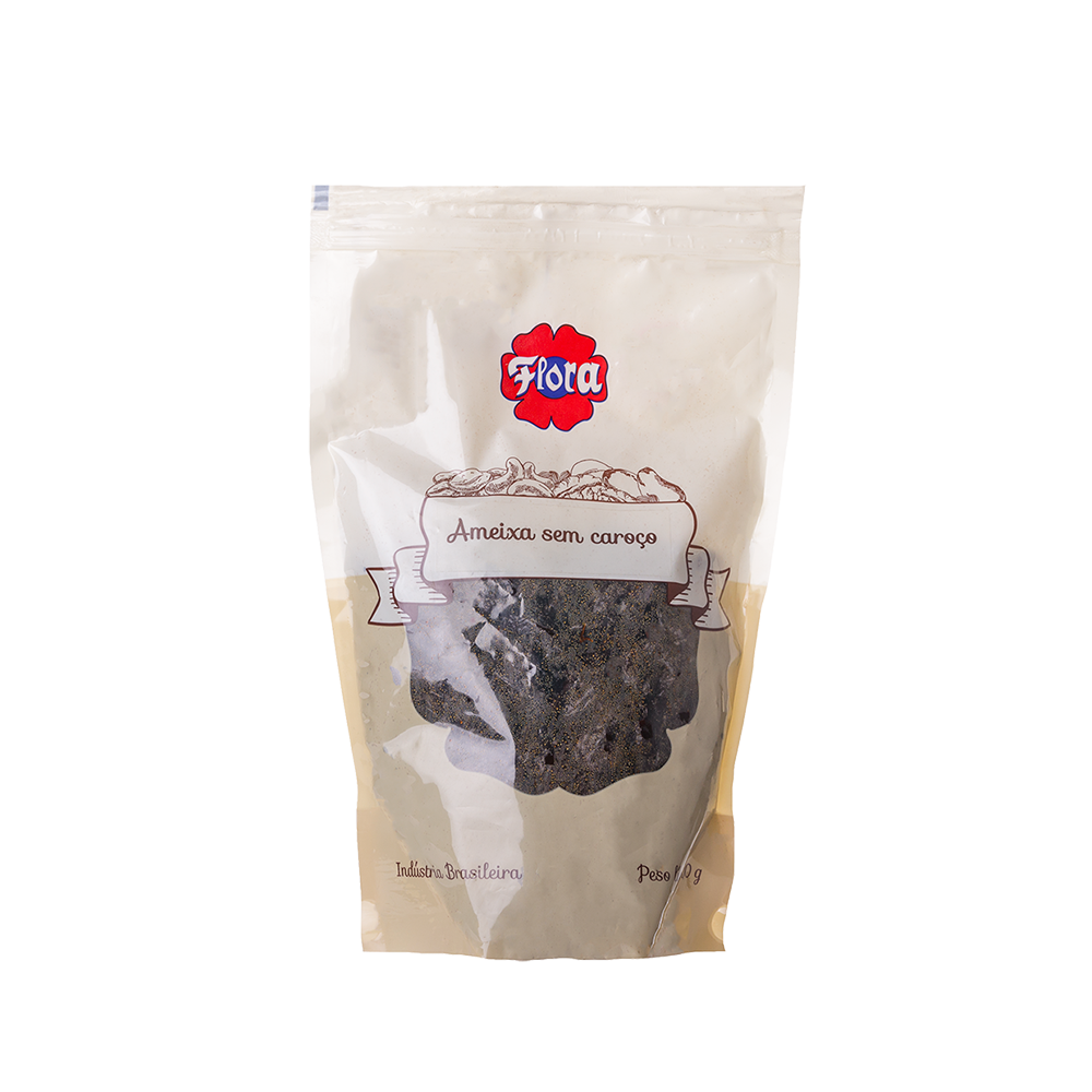 IMAGEM DO PRODUTO AMEIXA FLORA SECA S/C ZIP 500G