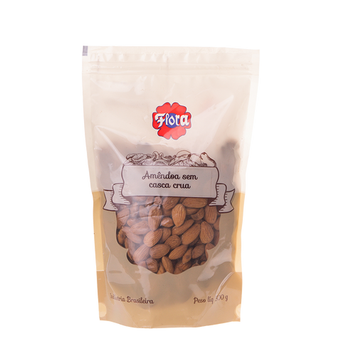 IMAGEM DO PRODUTO AMENDOA FLORA S/C CRUA ZIP 500G