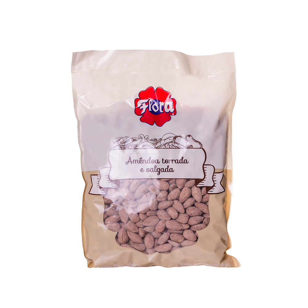IMAGEM DO PRODUTO AMENDOA FLORA S/C TORR SALG ZIP 1,005KG