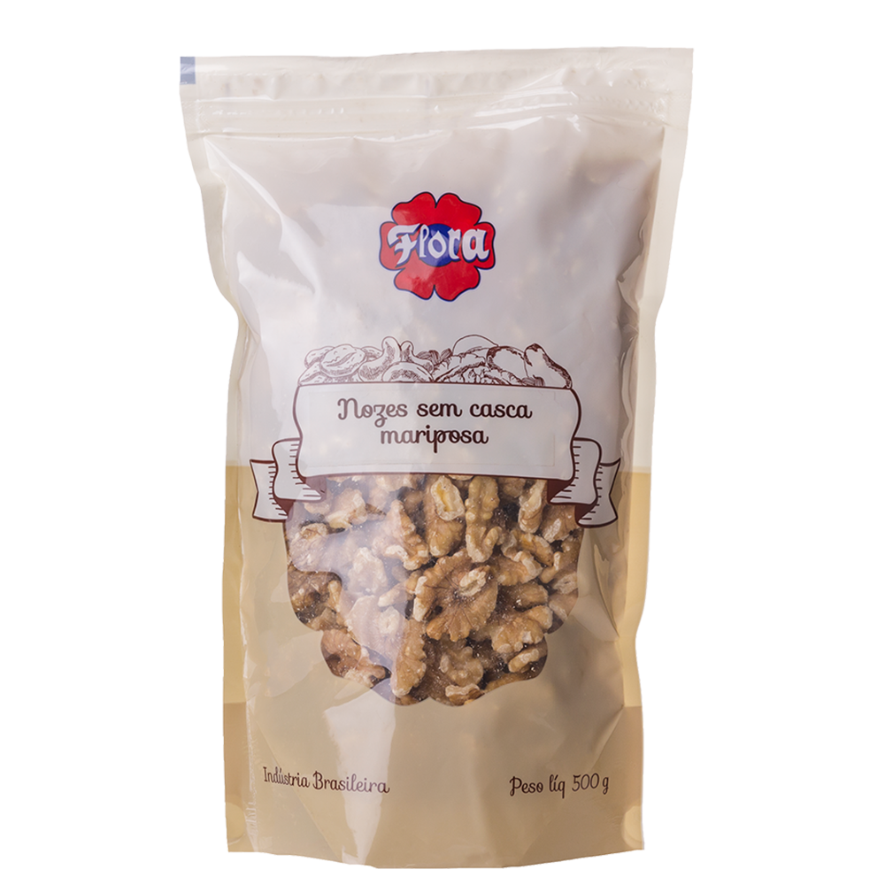 IMAGEM DO PRODUTO NOZES FLORA S/C MARIPOSA ZIP 500G