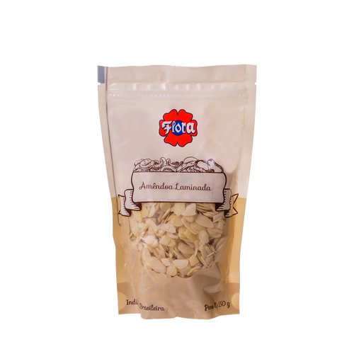 IMAGEM DO PRODUTO AMENDOA FLORA FATIADA ZIP 150G