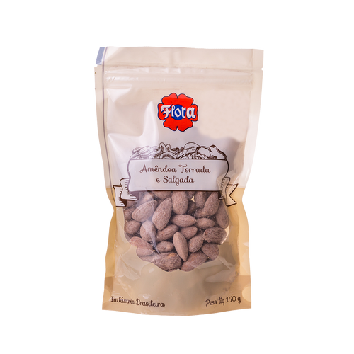 IMAGEM DO PRODUTO AMENDOA FLORA S/C TORR SALG ZIP 150G