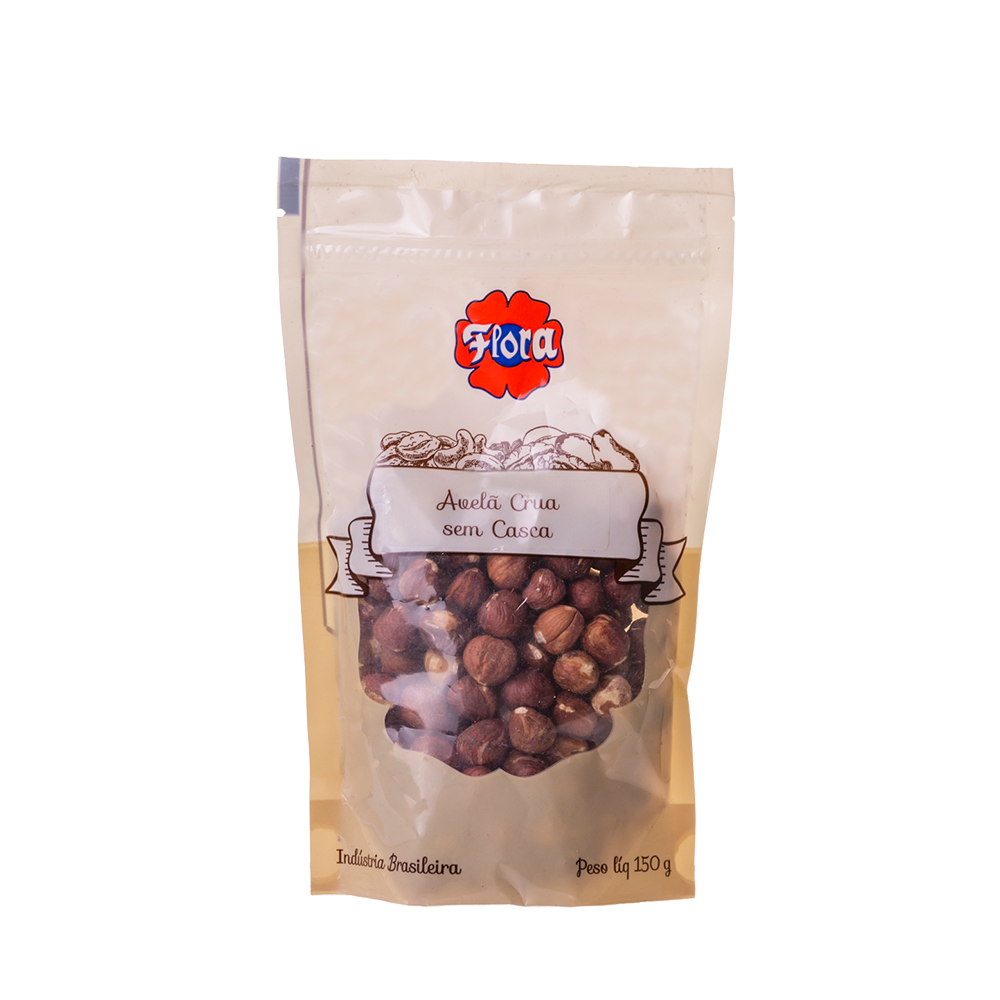 IMAGEM DO PRODUTO AVELA FLORA CRUA S/C ZIP 150G
