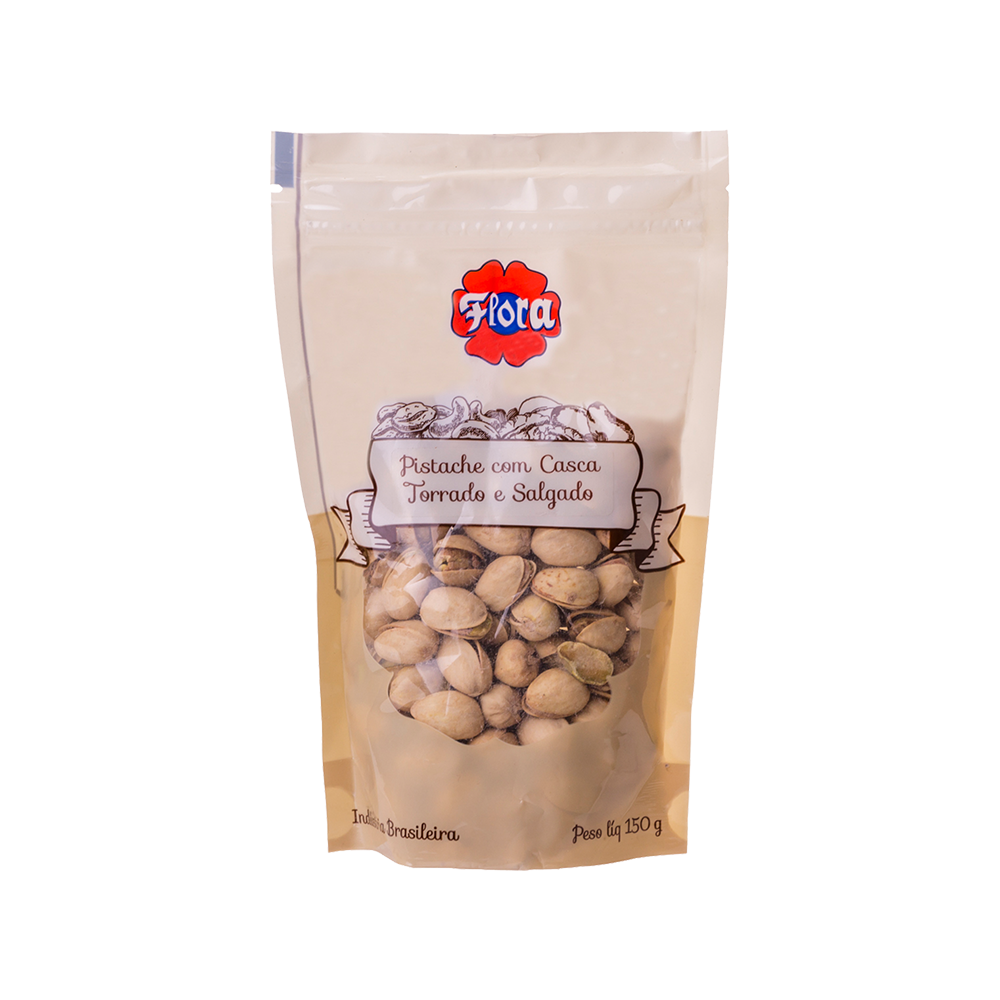 IMAGEM DO PRODUTO PISTACHE FLORA C/C TORR SALG ZIP 150G