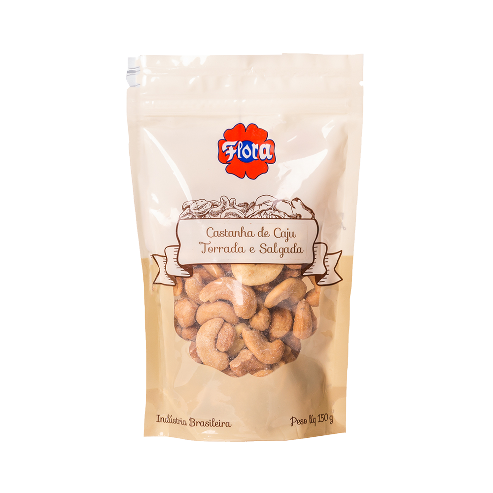 IMAGEM DO PRODUTO CAST FLORA CAJU TORR SALGADA ZIP 150G