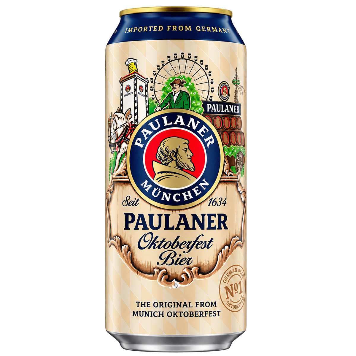 IMAGEM DO PRODUTO CERV ALE PAULANER LT 500ML OKTOBER BIER