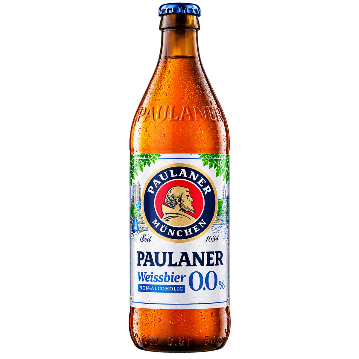 IMAGEM DO PRODUTO CERV ALE PAULANER GF 500ML 0% WEISSBIER