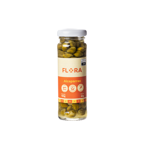 IMAGEM DO PRODUTO ALCAPARRAS ESP FLORA CONSERVA 100/60G
