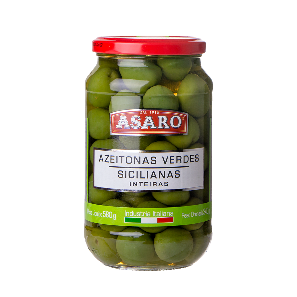 IMAGEM DO PRODUTO AZEITONA IT ASARO VERDE VD 580/340G