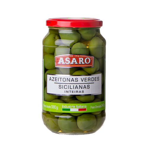 IMAGEM DO PRODUTO AZEITONA IT ASARO VERDE VD 580/340G