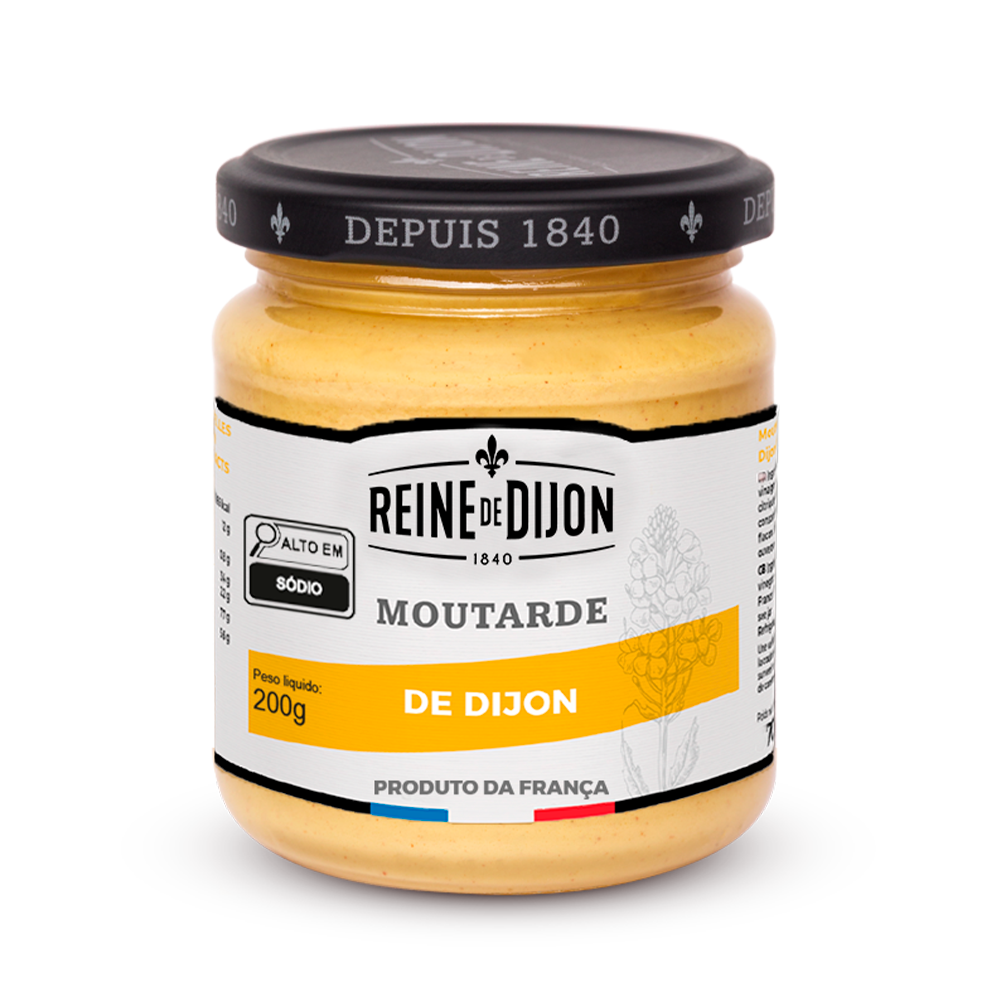IMAGEM DO PRODUTO MOSTARDA FR REINE DIJON FORTE 200G