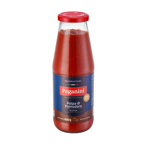 Polpa Tomate Italiana Rustica Paganini 690g – Casa Flora