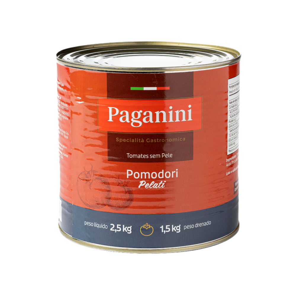 IMAGEM DO PRODUTO POMODORI IT PAGANINI PELATI 2,5/1,5KG