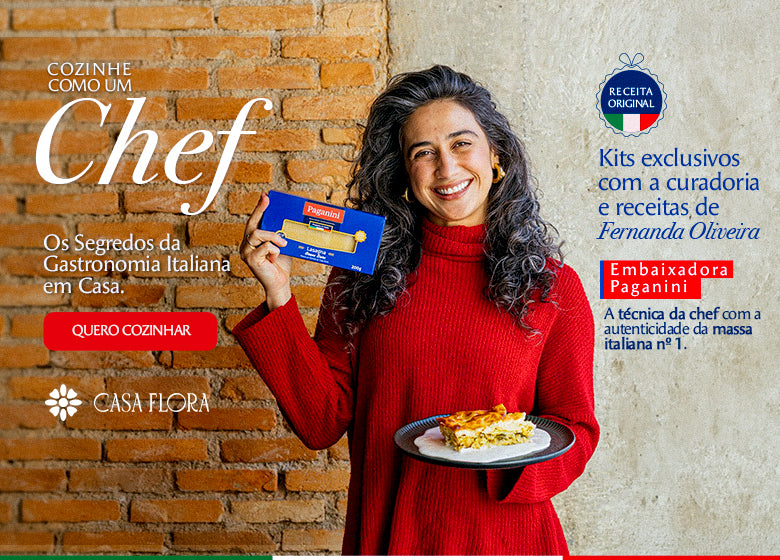 Cozinhe como um chef: kits exclusivos com a curadoria e as receitas de Fernanda Oliveira, embaixadora Paganini